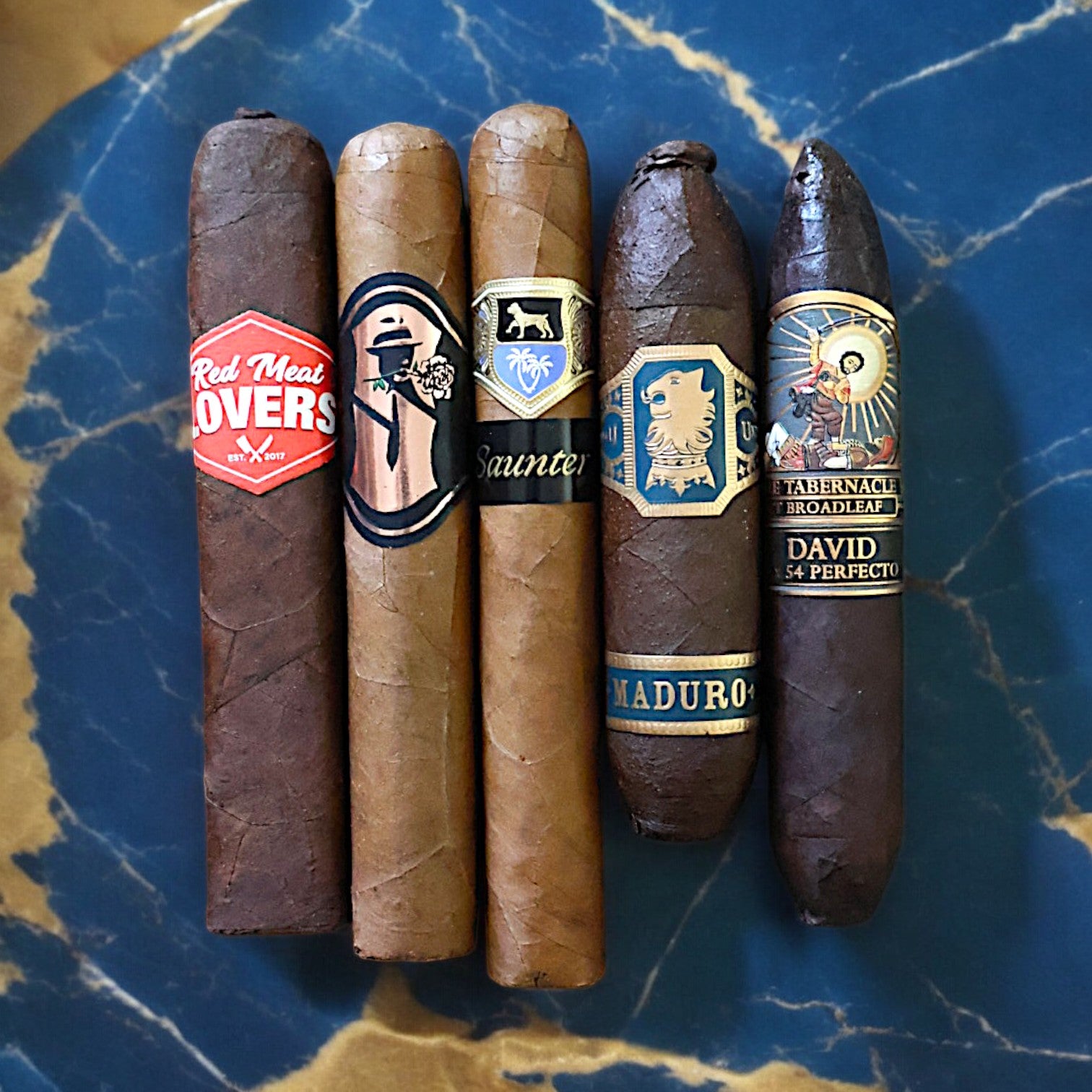 tobacco sampler pack Dunbarton and Trust Deep Cuts Camacho Bold 5ive Fresh Pack