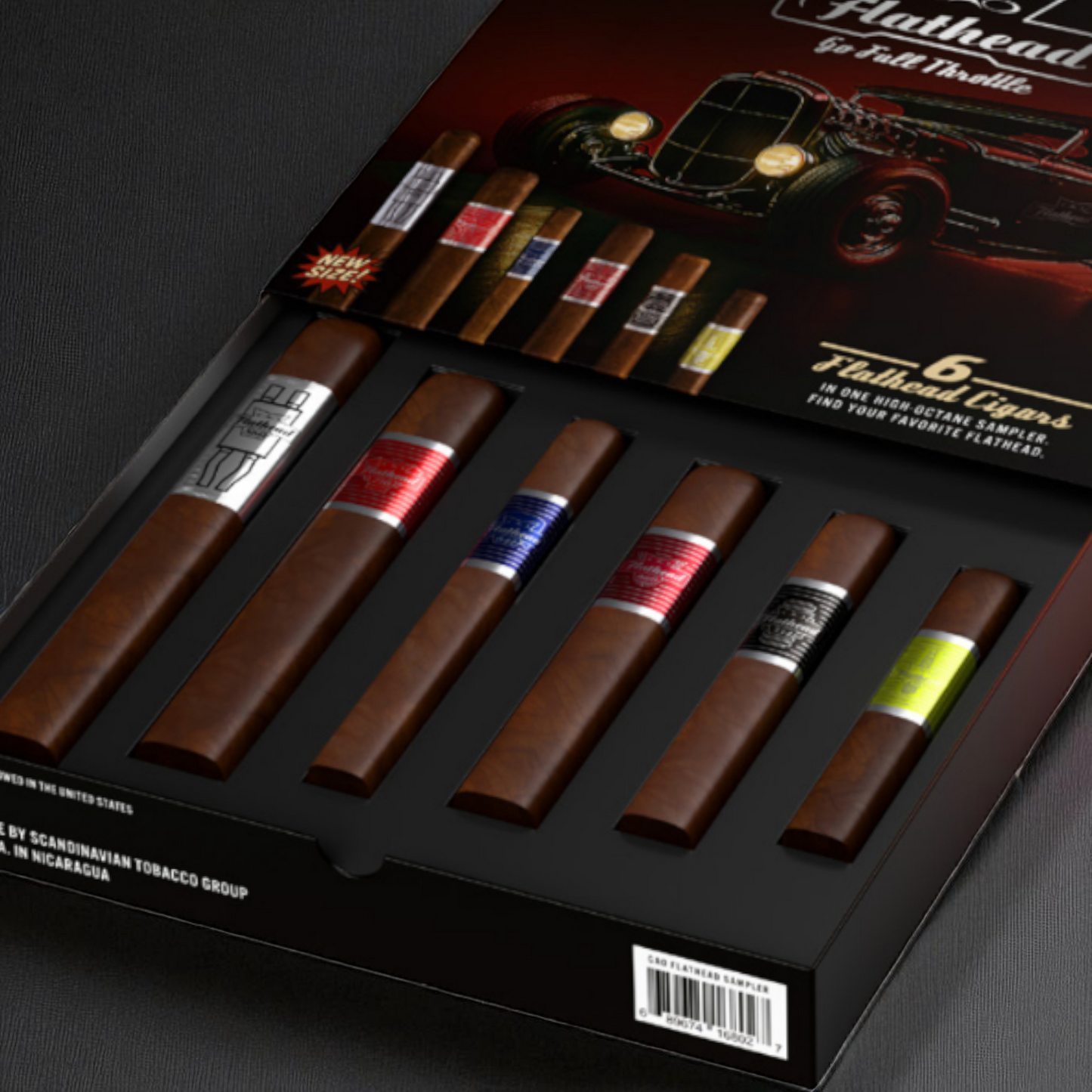CAO FLATHEAD SAMPLER 6 PACK + FREE FLATHEAD METAL ASHTRAY