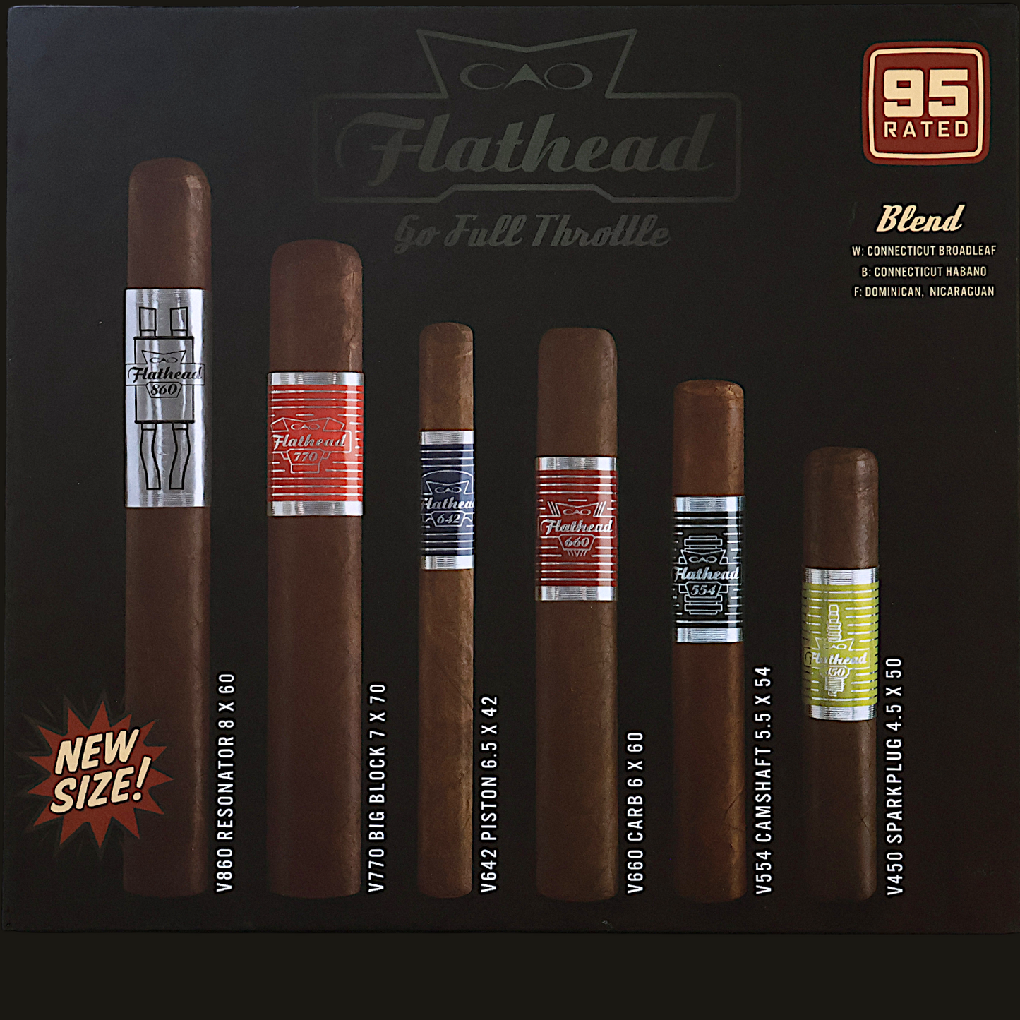 CAO FLATHEAD SAMPLER 6 PACK + FREE FLATHEAD METAL ASHTRAY