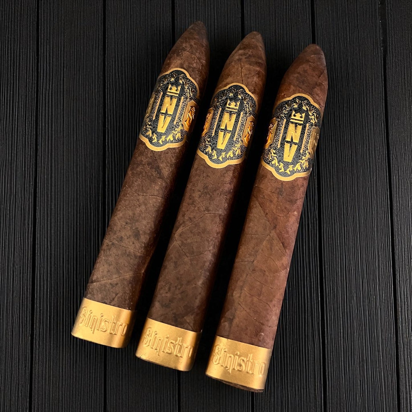 Sinistro NV Minos Limited Edition (6½×60) Box‑Pressed Belicoso — 3‑Pack