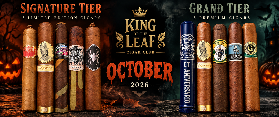 King of the Leaf Cigar Club | October 2026 Signature & Grand Tier Reveal