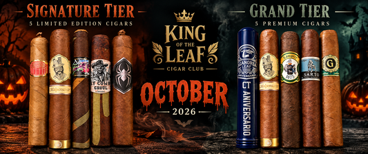 King of the Leaf Cigar Club | October 2026 Signature & Grand Tier Reveal