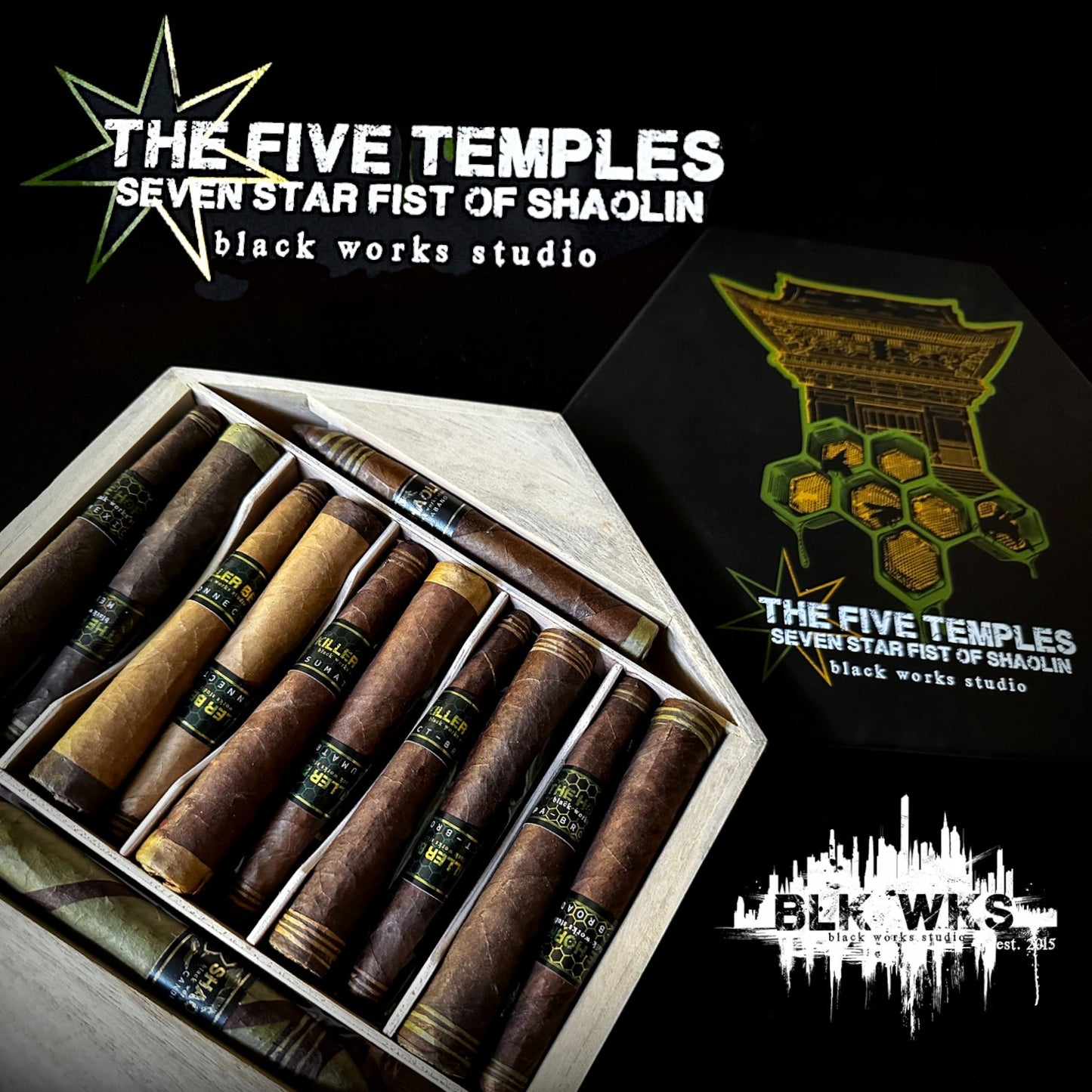 Black Works Studio The Five Temples: Seven Star Fist of Shaolin