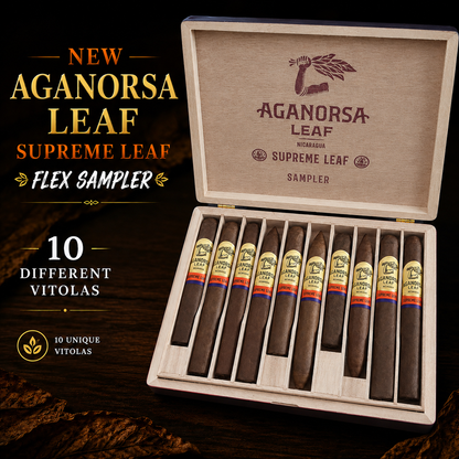 AGANORSA Leaf Supreme Leaf Flex Sampler – 10 Count Box