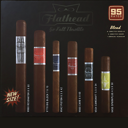 CAO FLATHEAD SAMPLER 6 PACK + FREE FLATHEAD METAL ASHTRAY