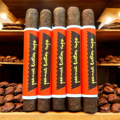 peanut butter tobacco DARK CUPS Nomad Cigars PEANUT BUTTER FUDGE Nomad