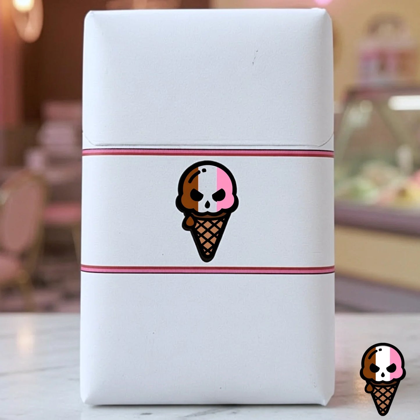Melted Neapolitan Ice Cream
